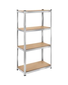 Tectake estantería industrial de 4 baldas, hasta 320 kg, 160x80x40cm marrón
