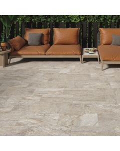 Suelo porcelánico piedra gris 30x60cm C2 Volfy