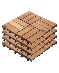 Baldosa 30x30cm acacia paquete 4 piezas