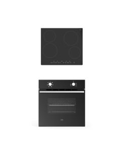 Pack placa vitrocerámica + horno estático Cooke & Lewis