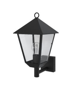 Aplique Exterior Ascendente 4 Caras Negro Carpia