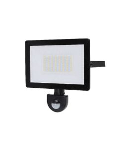 Proyector LED  Negro Lucano 30W Sensor