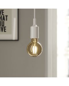 Bombilla filamento led globo e27 470lm 5,5w luz cálida