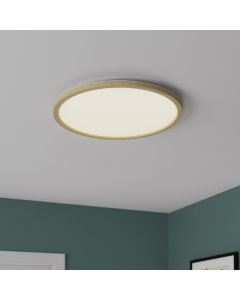 Plafón LED Medeas madera 24 W