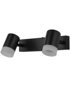 Foco LED Martiale negro GU10 2 focos