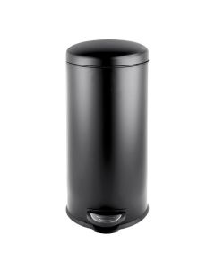 Cubo basura cocina pedal negro kihn round 30l