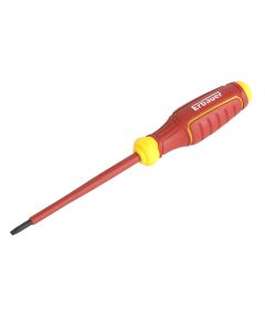 Destornillador aislante VDE plano 100x4 Erbauer