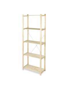 Estantería madera 170x65x28 cm 5 estantes