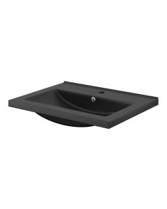 Lavabo cerámico Napold negro 100 cm Cooke & Lewis