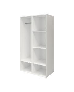 Armario completo Homny 2 columnas blanco 1 m