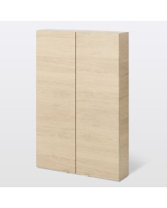 Mueble de baño auxiliar suspendido Idalie color roble 90x60x15cm