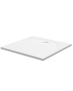Plato ducha Calicia resina blanco 80x80 cm