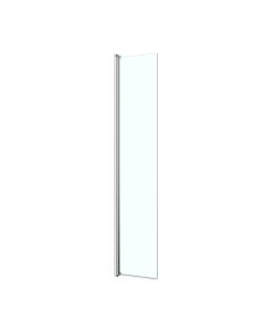 Mampara de ducha pivotante transparente 40 cm cromado Calia Cooke & Lewis