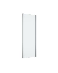 Mampara de ducha fija transparente 80 cm cromado Calia Cooke & Lewis