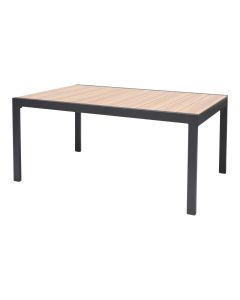 Mesa de jard&iacute;n extensible 75x90x155/263cm de aluminio Vao GoodHome