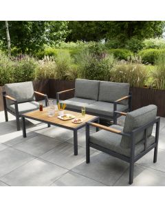 Conjunto de jardín de aluminio para 4 personas Vao GoodHome