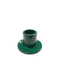 Base para suelo poste 48mm color verde