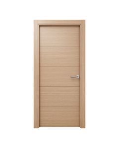 Puerta de Interior maciza lacada Garban roble miel 72,5cm izquierda con tapajuntas Geom
