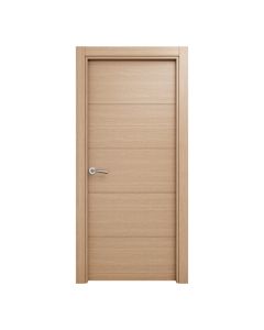 Puerta de Interior maciza lacada Garban roble miel 72,5cm derecha con tapajuntas Geom