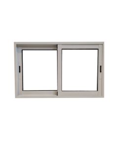 Ventana aluminio corredera blanco 120x140 cm