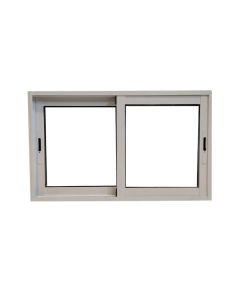 Ventana aluminio corredera blanco 100x140 cm