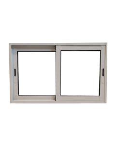 Ventana aluminio corredera blanco 60x100 cm