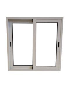 Ventana aluminio corredera blanco 60x60 cm