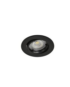 Downlight empotrable led negro orientable Cooke & Lewis