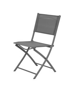 Silla de jardín plegable 70cm de acero Saba GoodHome