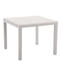 Mesa de jard&iacute;n extensible 90x90x90/180cm de aluminio Mallia GoodHome