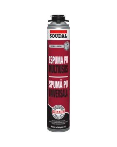Espuma poliuretano multiusos (pistola) soudal 750 ml
