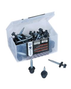 40 TORNILLOS PARA PLACA METÁLICA MINERAL GRIS