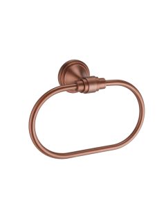 Rea perchero de baño ring 1607 aristo cobre cepillado, 10x20x10 cm