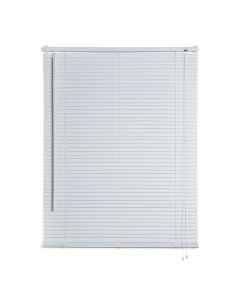 Storesdeco|persianas venecianas de vinilo con cordón blanco 75x160