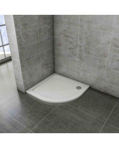 Aica plato de ducha cuadrante 90x90x3cm blanco,piedra artificial