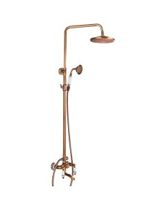 Valaz conjunto de ducha ajustable hasta 120cm retro diseño vintage bañera