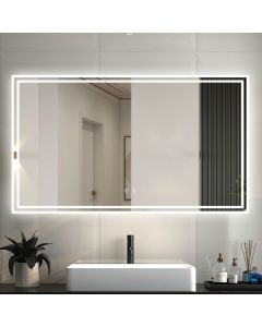 Espejo de baño LED 120×70cm＋bluetooth＋antivaho