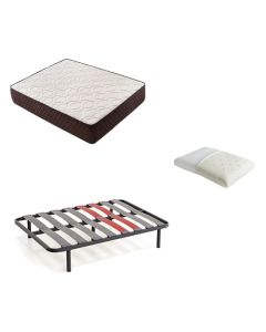 Pack colchón 150x200 y somier y almohada viscoelastica descansin