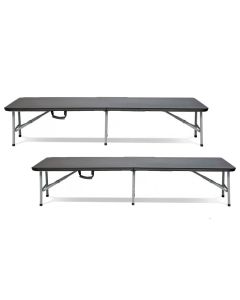Pack 2 bancos plegables catering 180x30x43cm Thinia Home