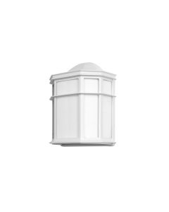 Bellatrix outdoor wall light 1xe27 aluminium / polycarbonate white