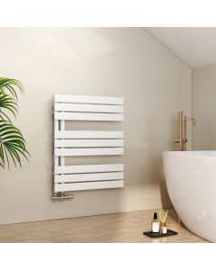 Emke radiador toallero agua caliente 762x600mm, 479w, blanco, lateral