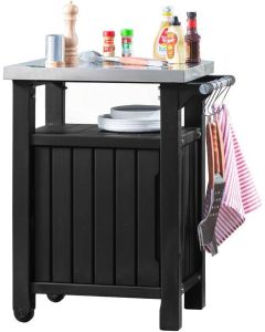 ARMARIO RESINA KETER JARDIN MUEBLE BBQ PEQUEÑO COLOR MARRON
