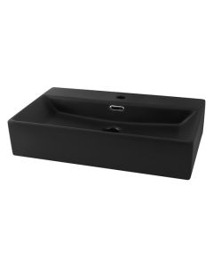 Lavabo de cerámica rectangular lavamanos para baño 605 x 365 x 130 mm