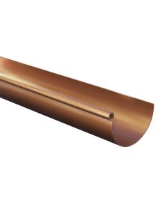 Canalón de pvc curvo color cobre 125 mm