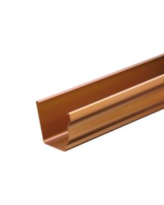 Canalón cornisa de pvc cobre 2 m 120 mm