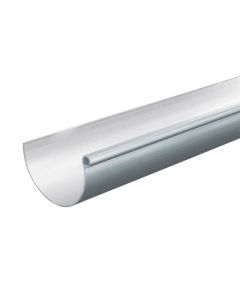Canalón de pvc curvo gris 125 mm