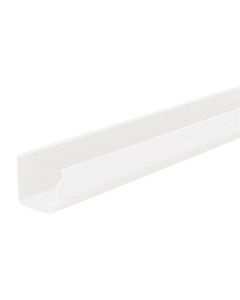 Canalón cornisa de pvc blanco 2 m 120 mm