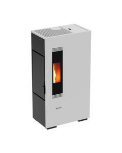 Estufa de pellet Compact 5kW blanco Stove Canadian