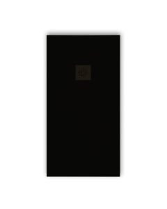 Plato de ducha pizarra pure negro  70x170 cm rejilla color