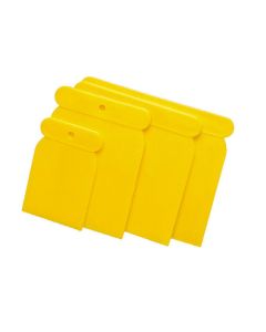 Juego 4 espatulas carroceros pvc